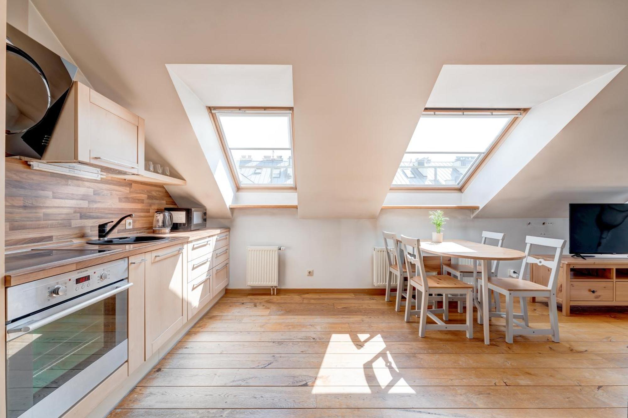 Apartament Charming Loft In Vilnius Oldtown Zewnętrze zdjęcie