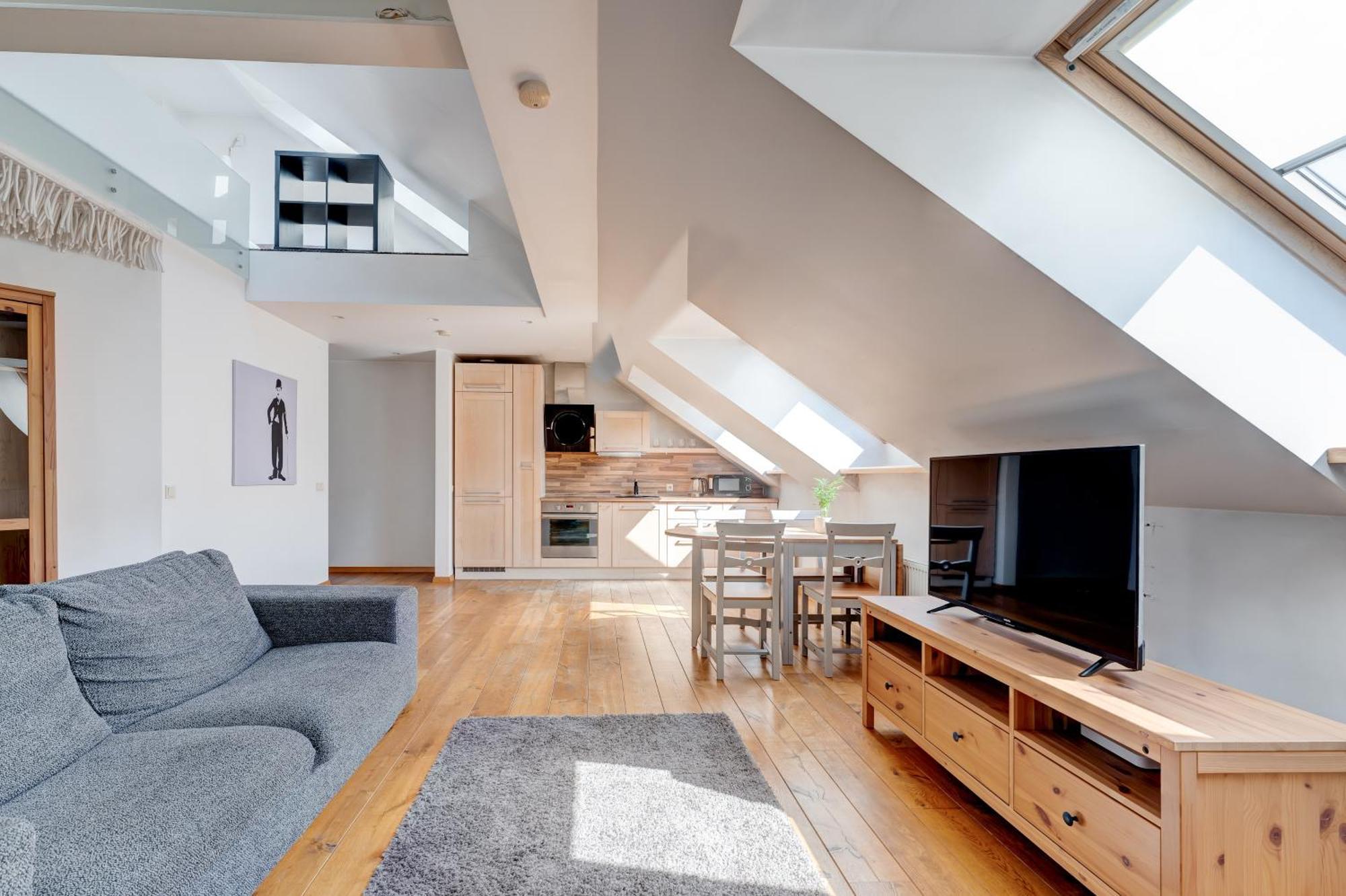 Apartament Charming Loft In Vilnius Oldtown Zewnętrze zdjęcie
