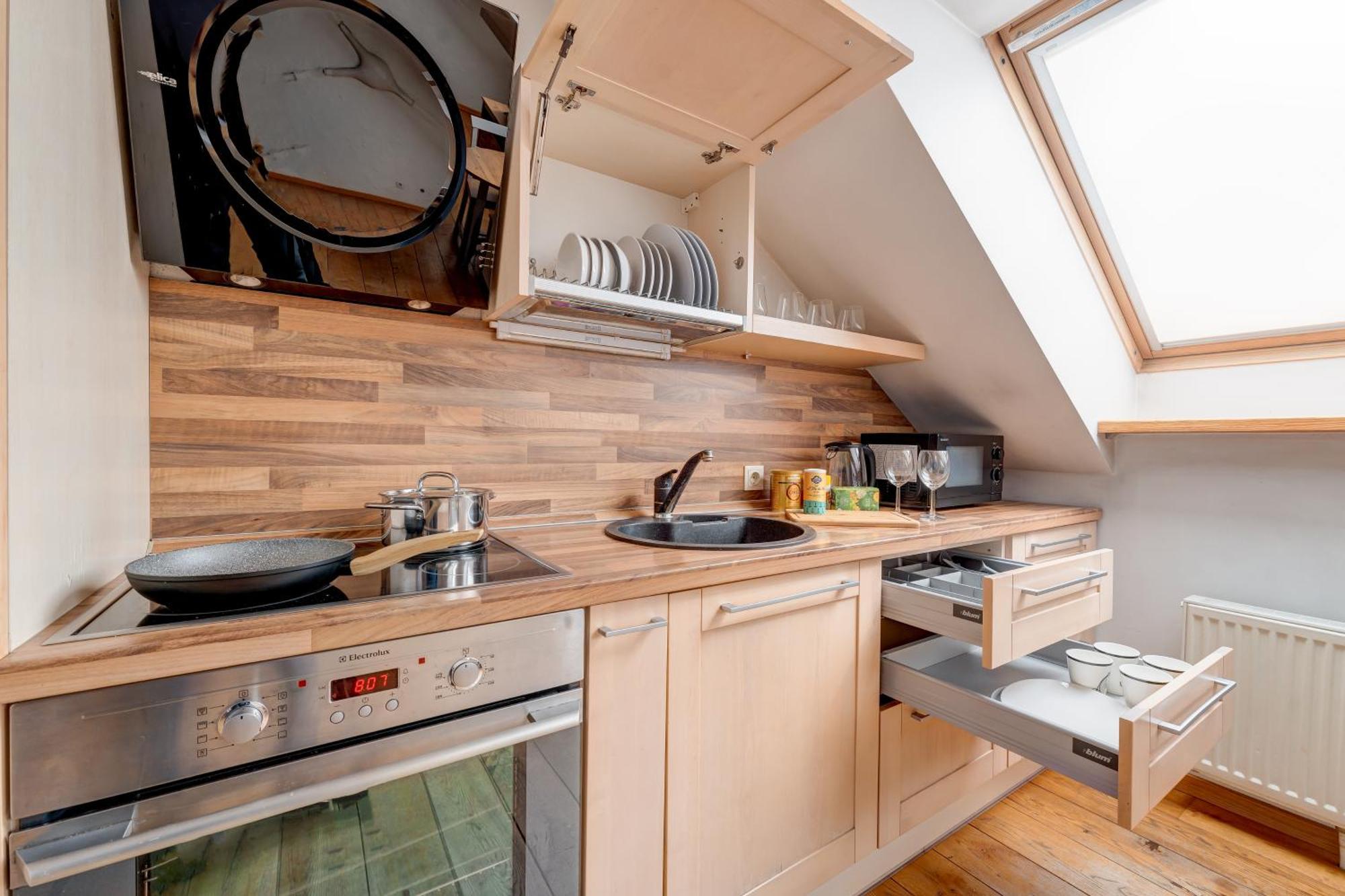 Apartament Charming Loft In Vilnius Oldtown Zewnętrze zdjęcie